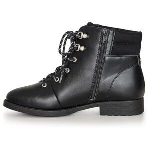 AVENUE Women's Cloudwalkers Wide Fit Helga Hiker Boot Fashion Size 7 W BLACK